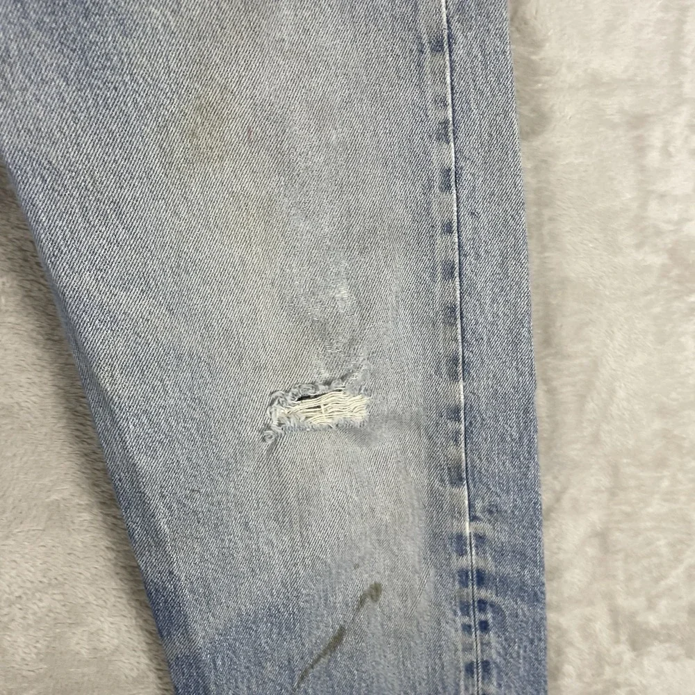 Vintage Levis 501 Jeans Mens 30x30 Redline Selvedge 1980s Made in USA Whiskers